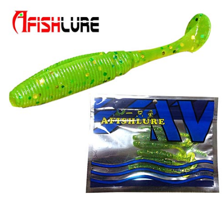 AFISHLURE 3-Inch Paddle Tail Swimbaits – 6 Pack