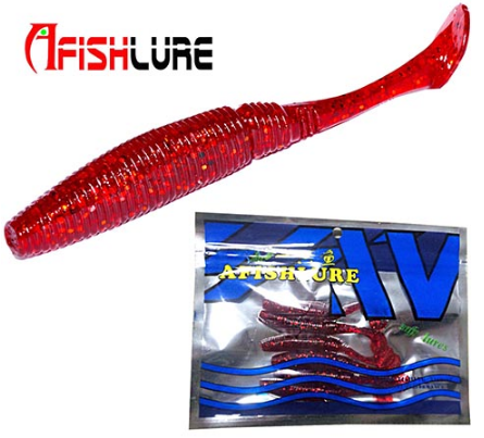 AFISHLURE 3-Inch Paddle Tail Swimbaits – 6 Pack