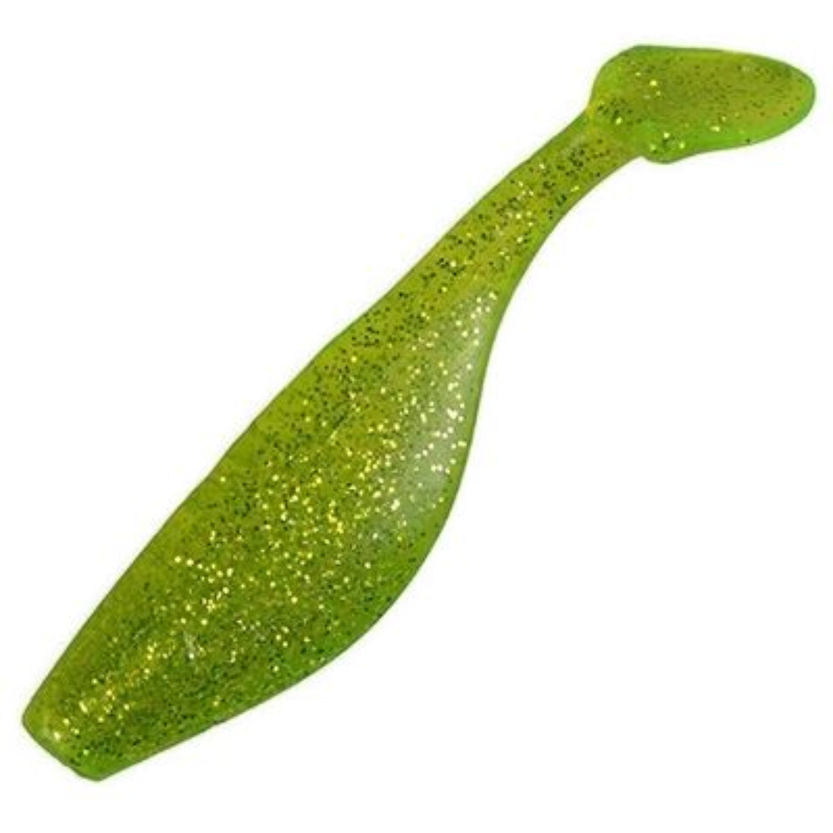 Shad 4" - Chartreuse Glitter
