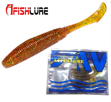 AFISHLURE 3-Inch Paddle Tail Swimbaits – 6 Pack