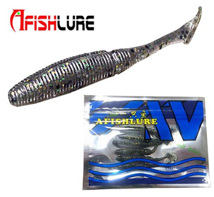 AFISHLURE 3-Inch Paddle Tail Swimbaits – 6 Pack