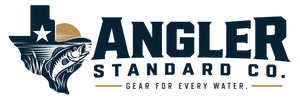 Angler Standard Co. Texas fishing logo — Gear for Every Water